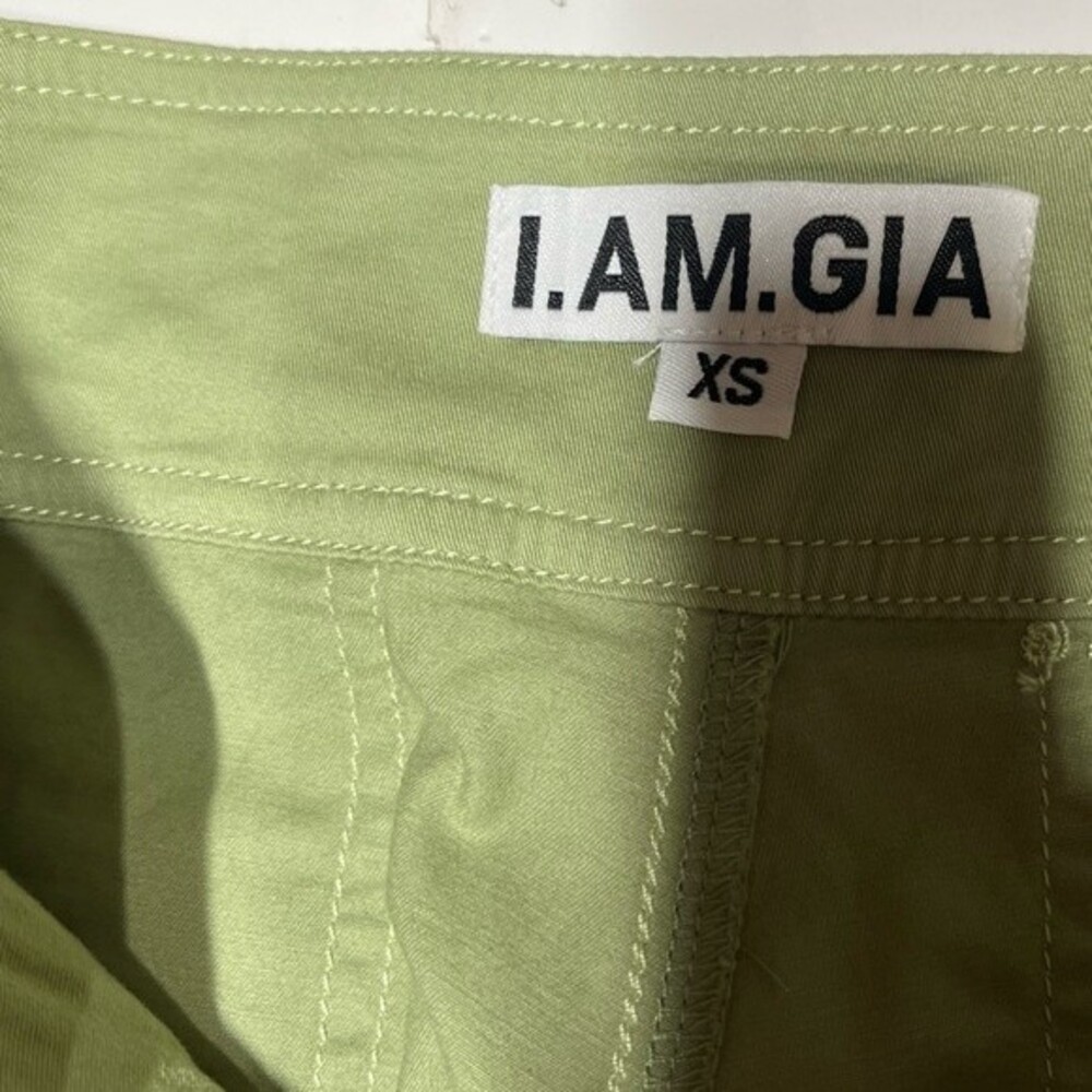 I. AM. GIA. Jetta Cargo Y2K 90s Pants in Matcha Green XS - Picture 9 of 16